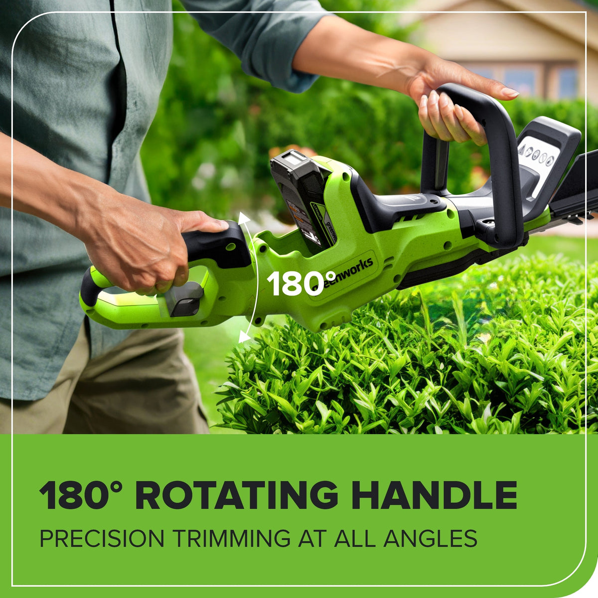 24V 24" Cordless Battery Hedge Trimmer (Tool Only)
