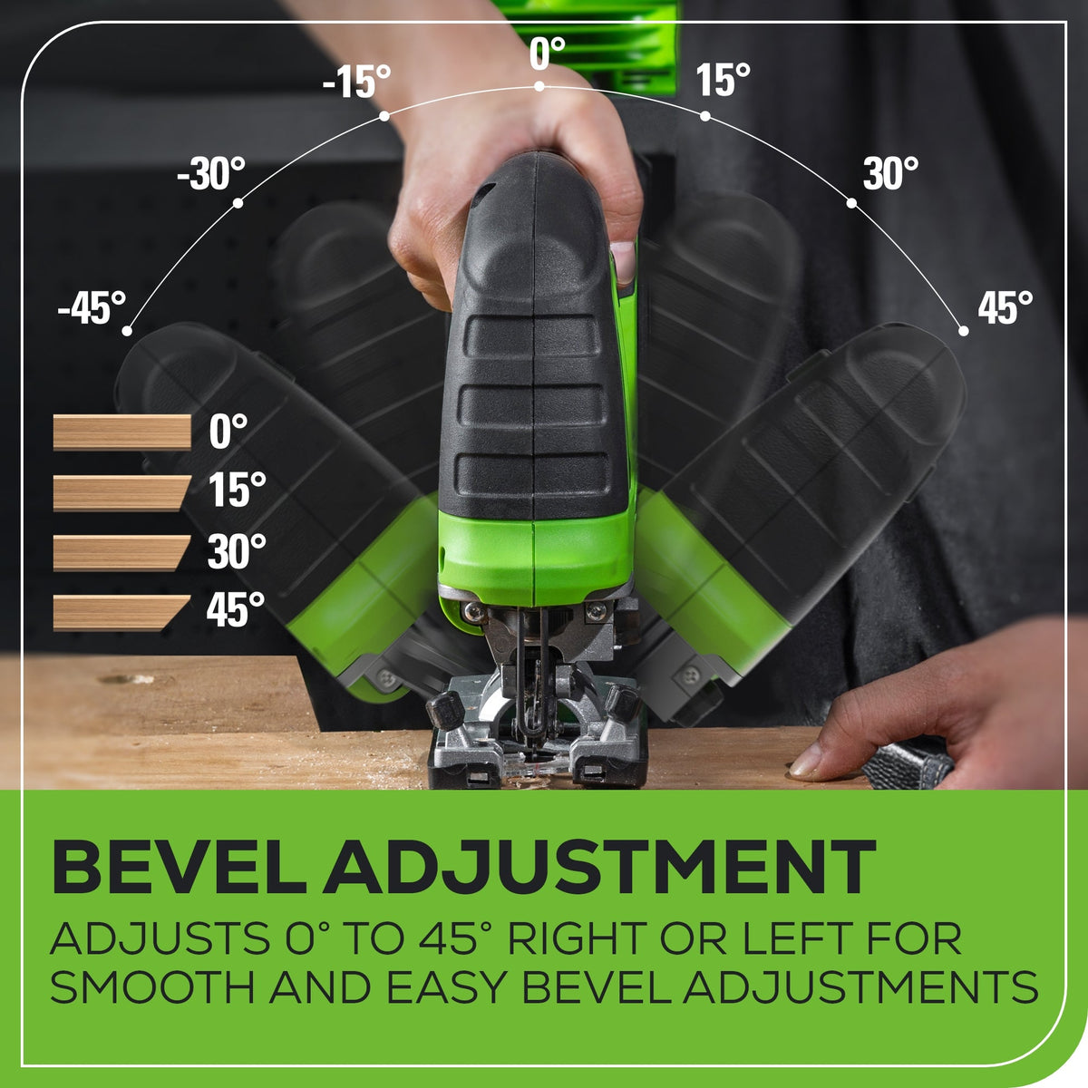 24V Cordless Battery Drill, Impact Driver and Jig Saw 3PC Combo Kit: (2) 2.0 Ah Batteries and Charger