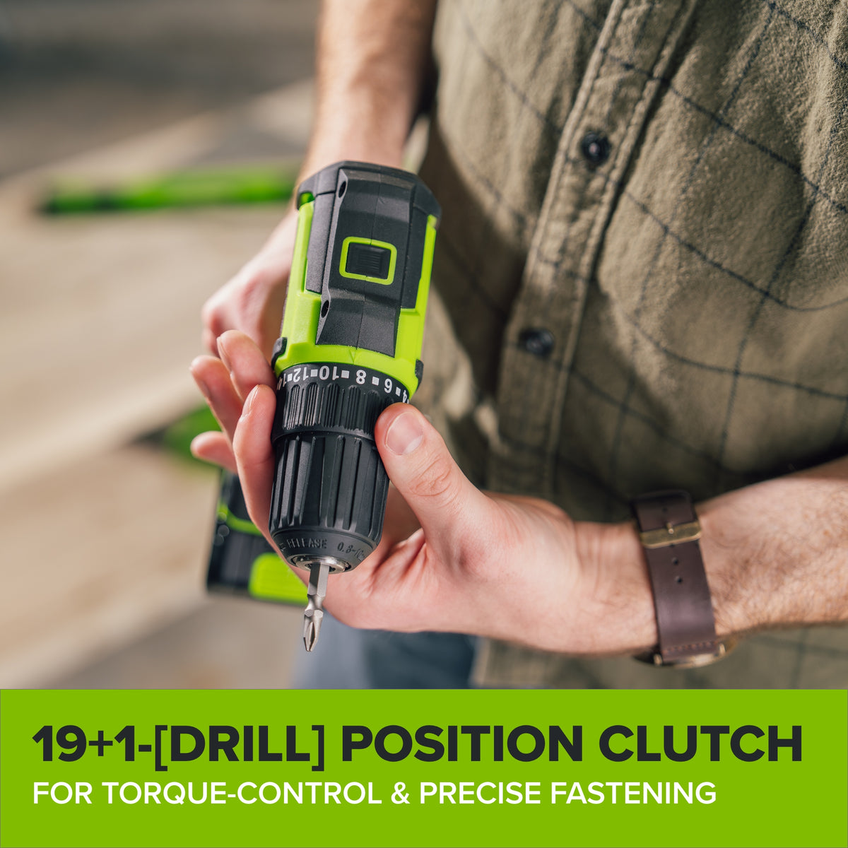 24V PowerAll 3/8" 280 in-lb Drill and 60 Piece Hand Tool/Accessories Project Kit, with 2.0 Ah USB-C Battery, 30W USB-C Charger Block, Carrying Bag