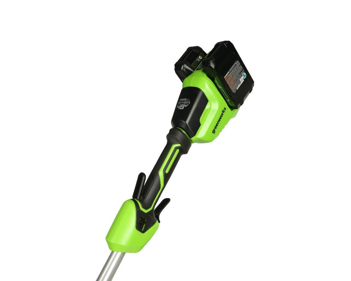 48V (2 X 24V) 15" TORQDRIVE™ Cordless String Trimmer w/ (2) 2.0 Ah USB Batteries | Greenworks