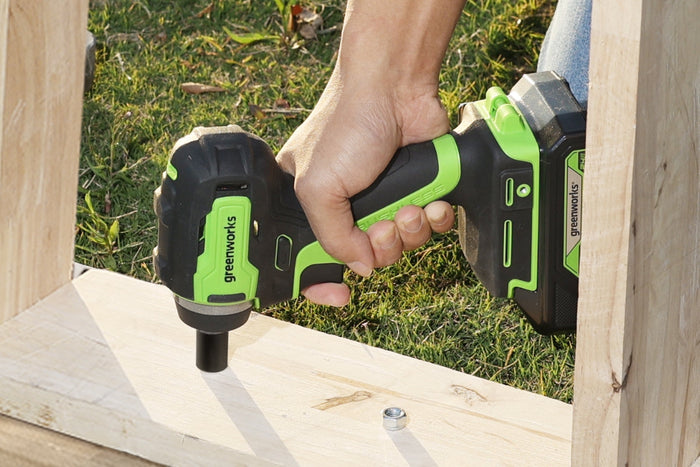 DIY Decor Feature Assembly Build Drill Impact Driver