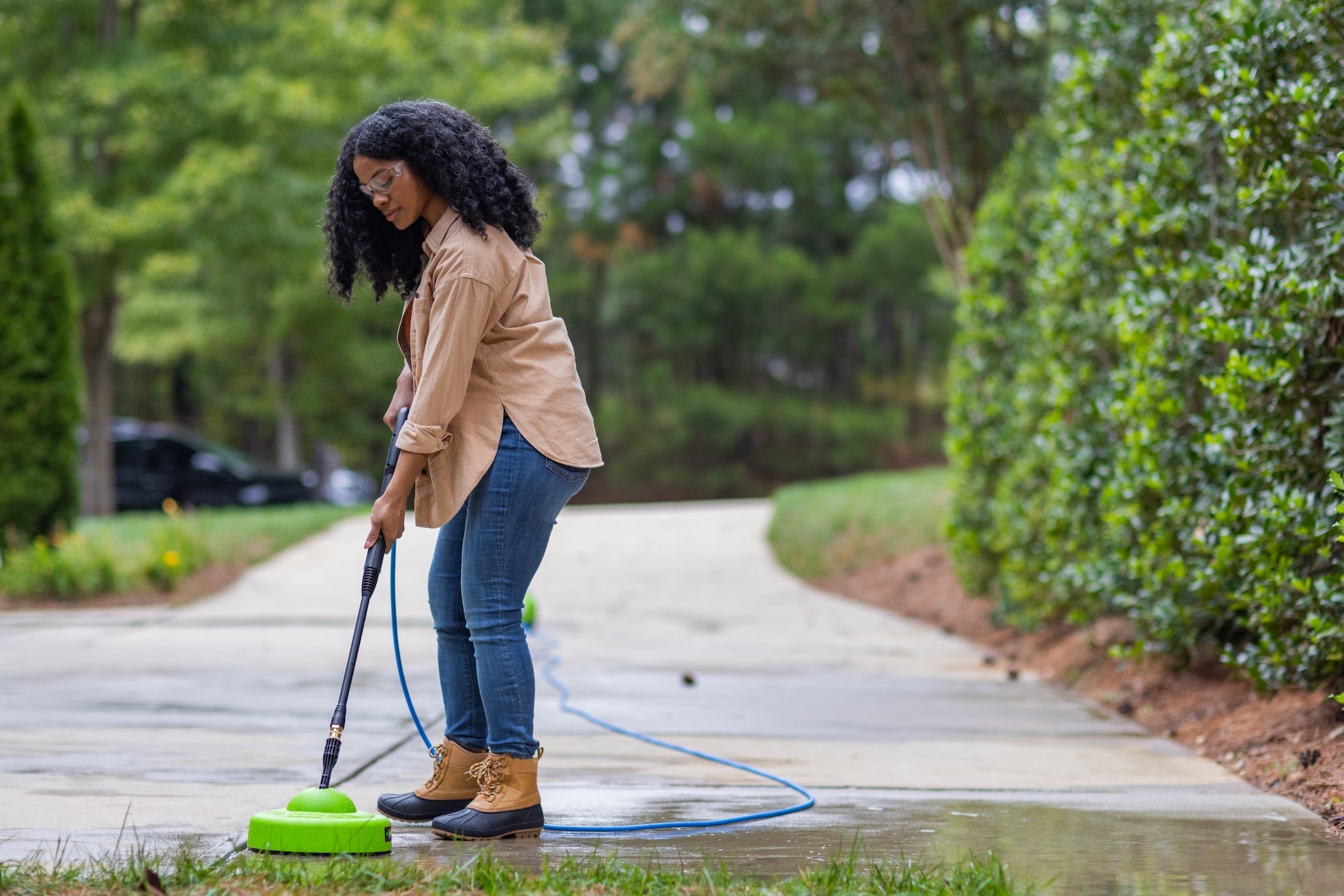 How to Pressure Wash a Driveway Tutorial Guide