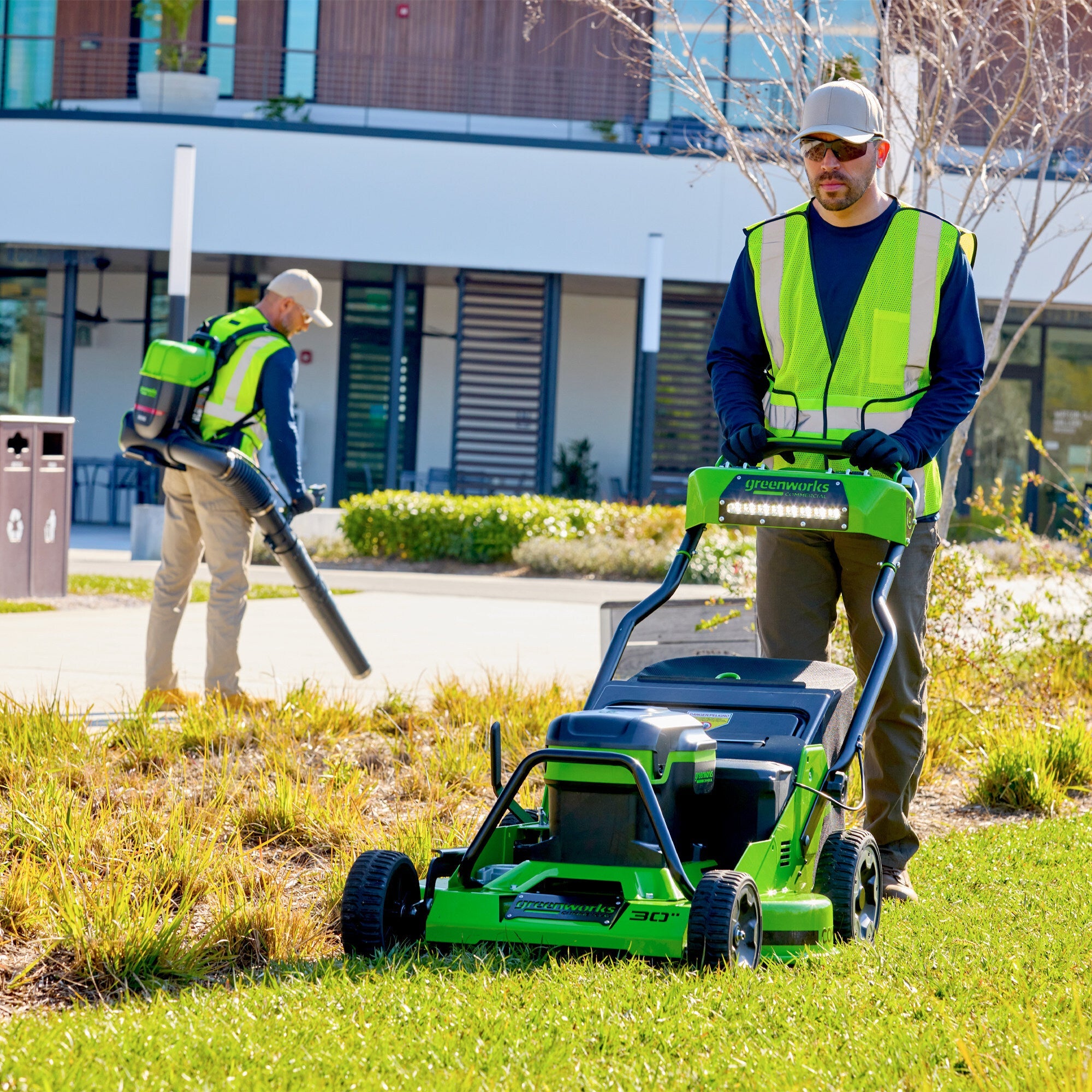 Greenworks Expands OPTIMUS Lineup with Handhelds + Walk-Behind Mowers