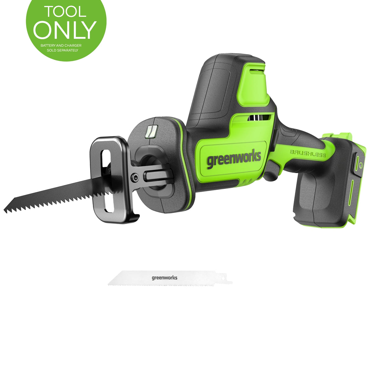 24V 1" One-Handed Compact Reciprocating Saw (Tool Only)