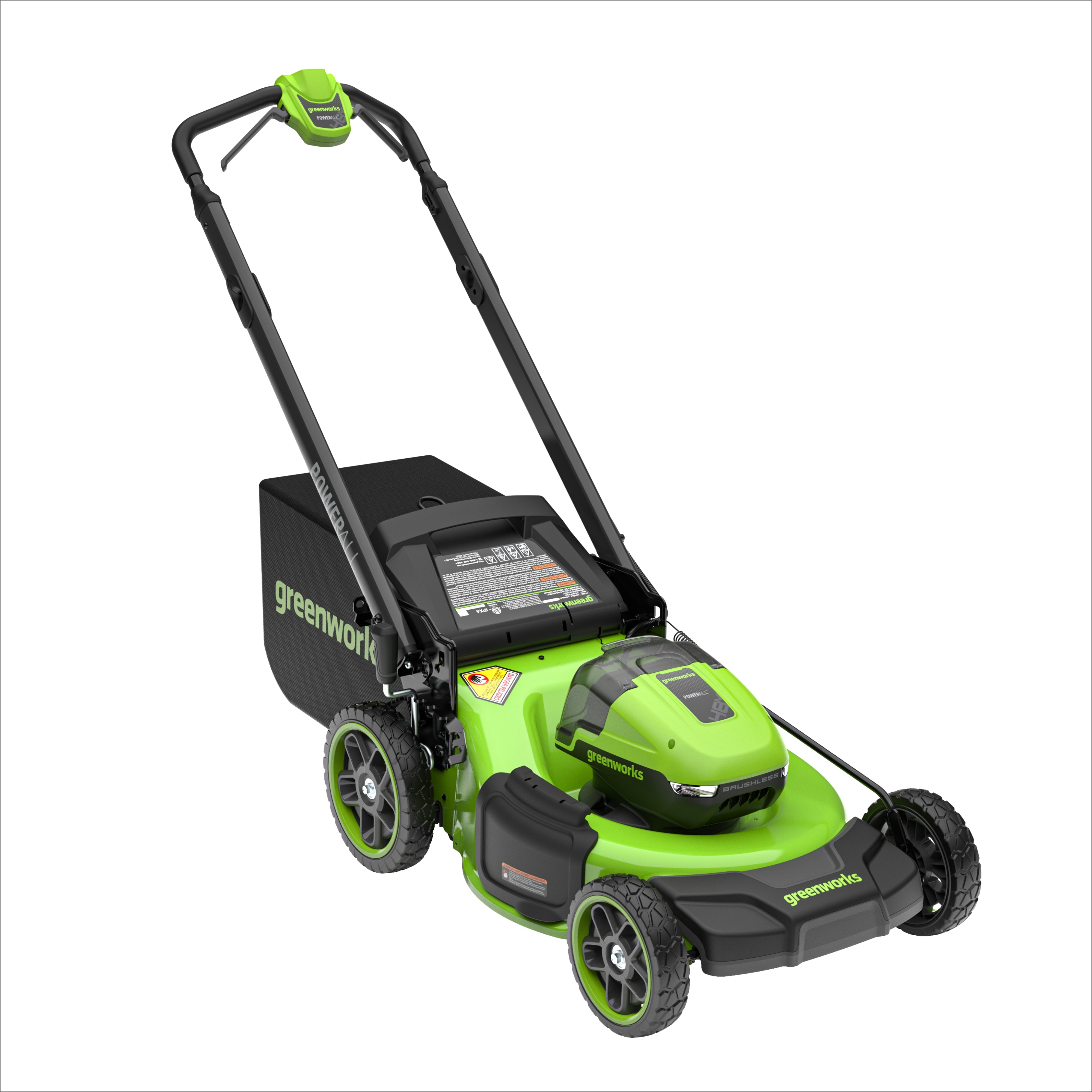 48V (24V x 2) 21" Cordless Battery Push Mower 3PC Combo Kit w/ (4) 4.0Ah High Power Batteries & (2) Dual Port Chargers