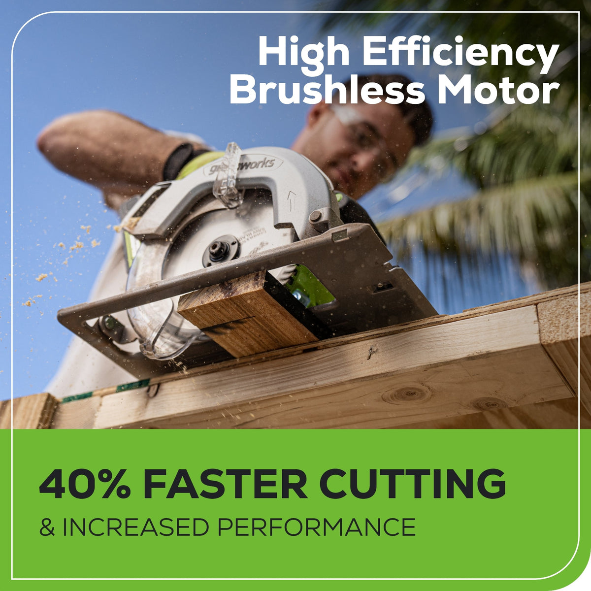 24V Brushless 1/2" Drill and 7-1/4'' Circular Saw Combo Kit: (2) 2.0 Ah Batteries and Charger