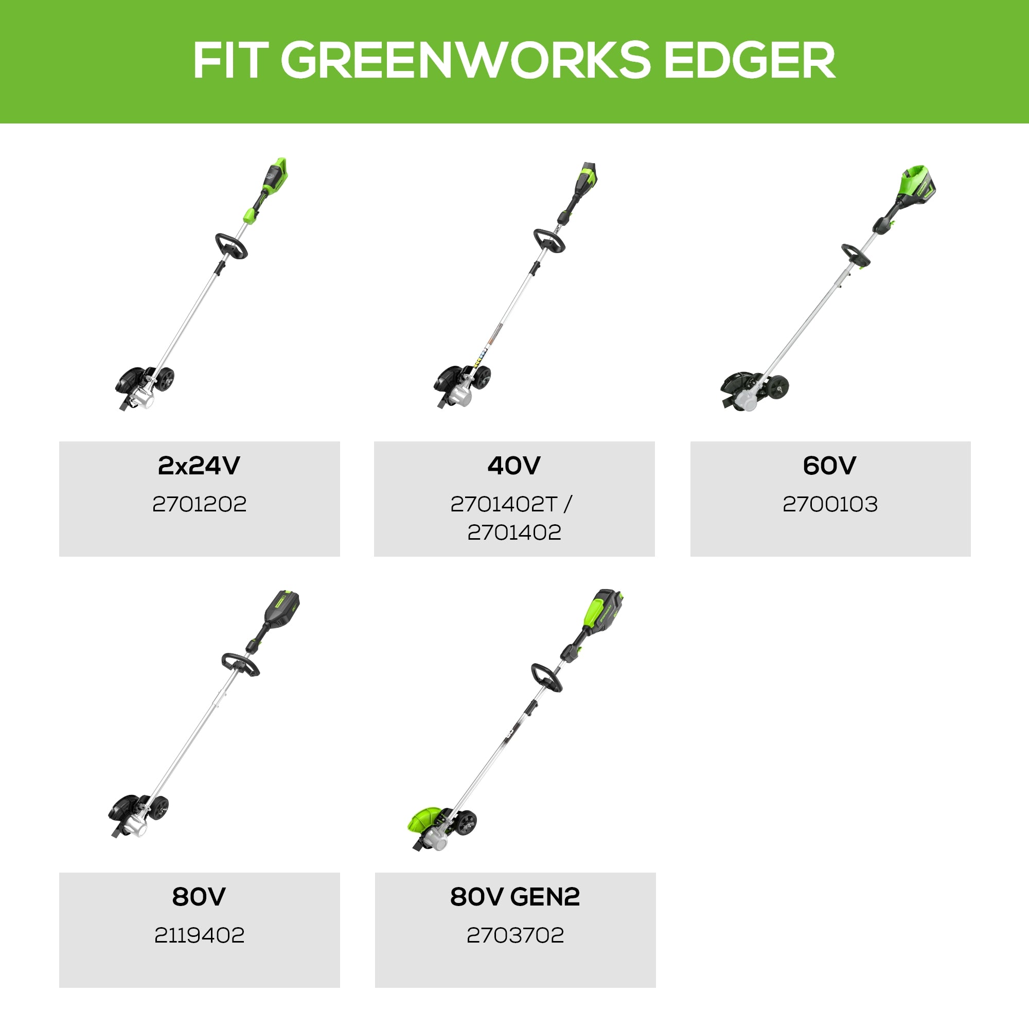 8" Edger Blades (2-Pack)