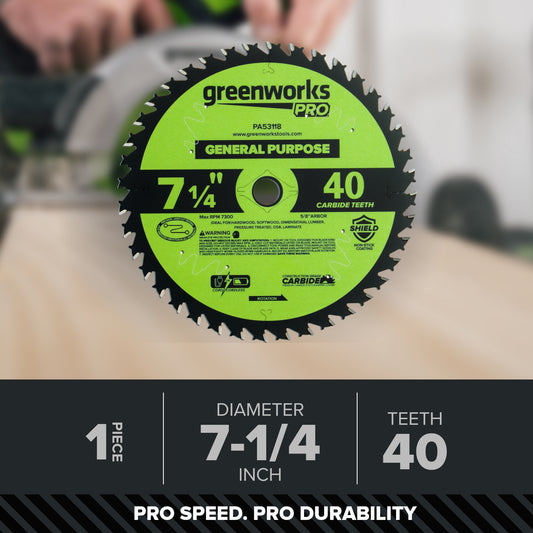 Pro 40-Tooth 7-1/4