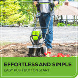 80V 10" Cordless Battery Cultivator / Tiller (Tool Only)