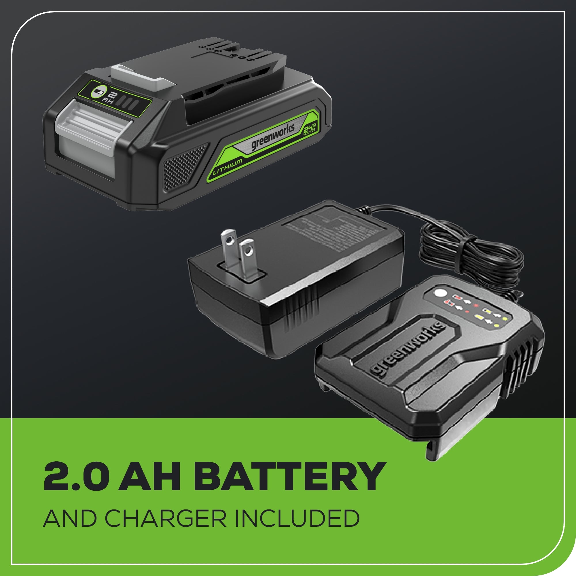 24V Cordless Battery Quarter Sheet Sander: 2.0 Ah Battery and Charger