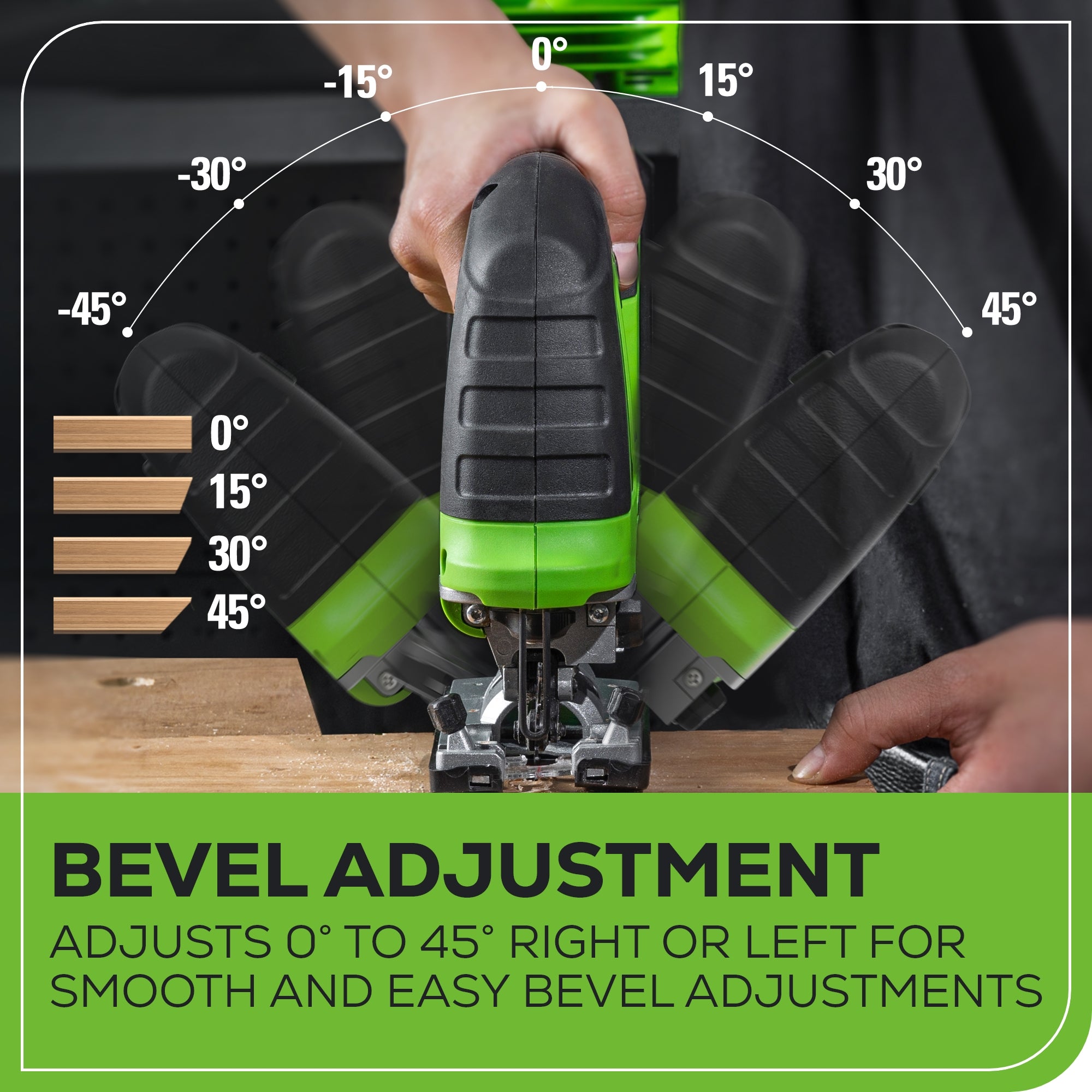 24V Cordless Battery Drill, Impact Driver and Jig Saw 3PC Combo Kit: (2) 2.0 Ah Batteries and Charger