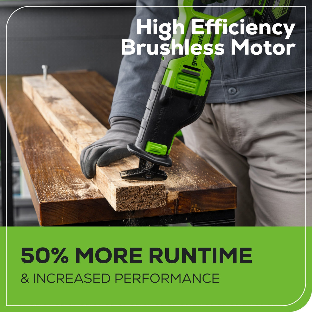 24V 1-1/8" Reciprocating Saw (Tool Only)