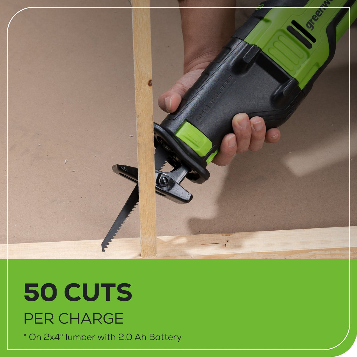 24V 1-1/8" Reciprocating Saw (Tool Only)