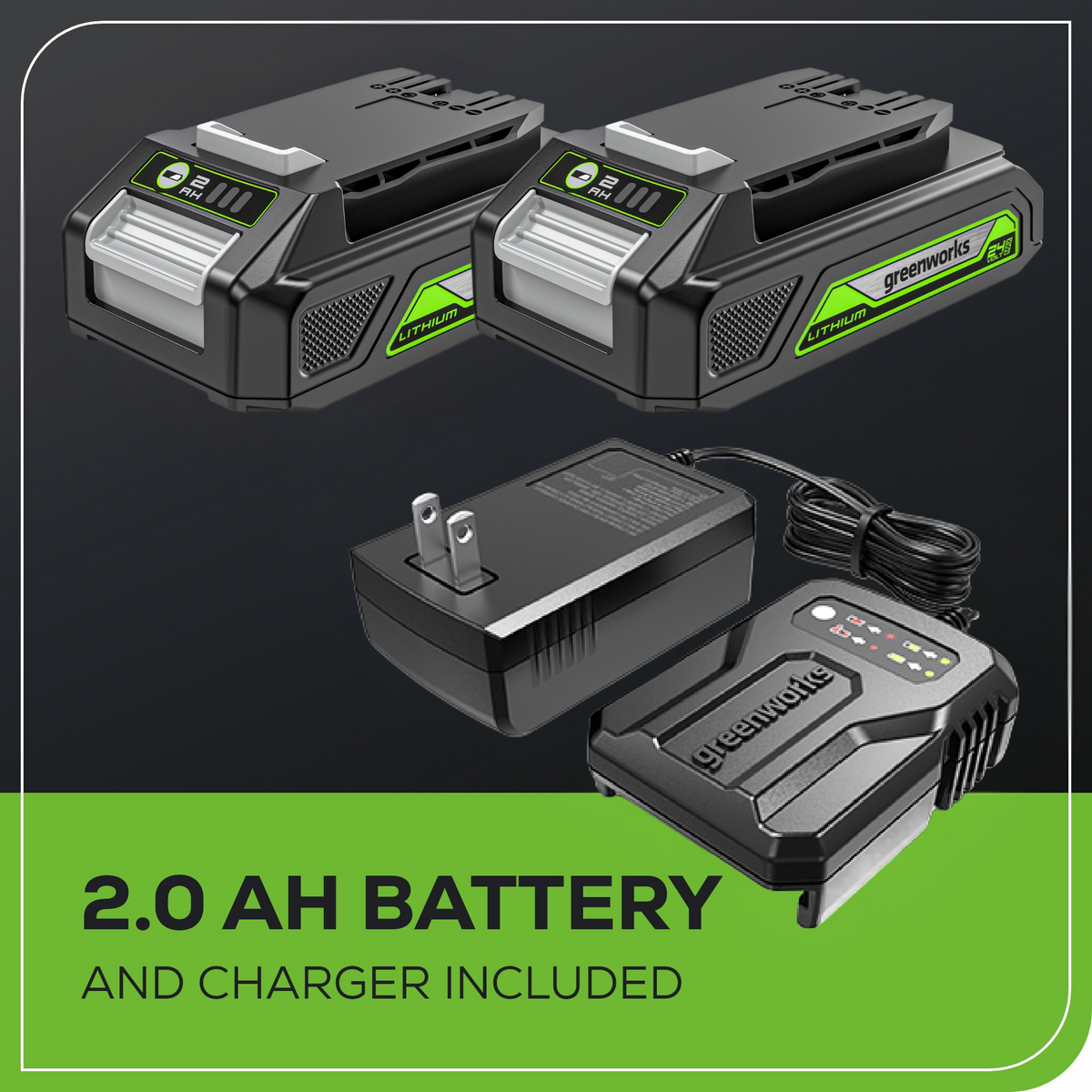 24V Cordless Battery Drill, Impact Driver and Jig Saw 3PC Combo Kit: (2) 2.0 Ah Batteries and Charger