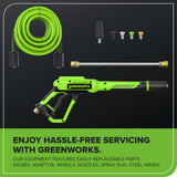 2700 PSI 1.2 GPM Cold Water Electric Pressure Washer