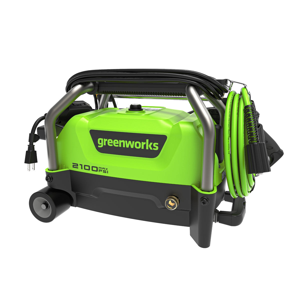 2100 PSI 1.2 GPM Portable Cold Water Electric Pressure Washer