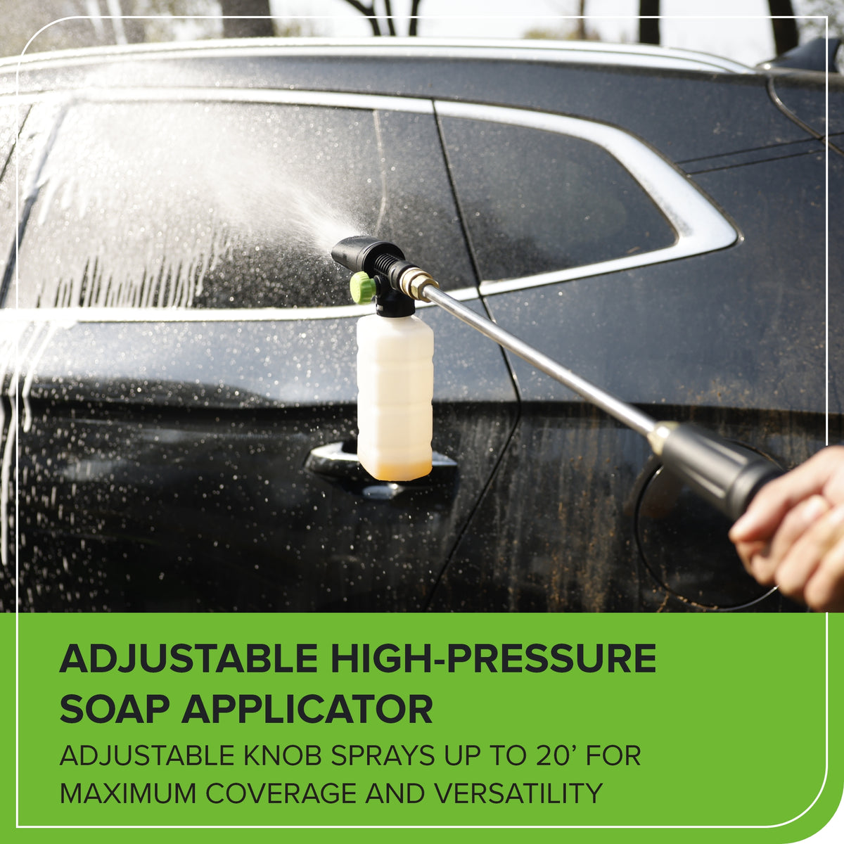 2100 PSI 1.2 GPM Portable Cold Water Electric Pressure Washer
