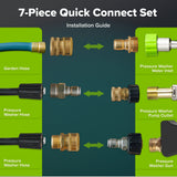 7-Piece Quick-Connect Set Converts