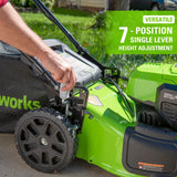 48V (24V x 2) 20" Cordless Battery Push Mower 3PC Combo Kit: (2) 4.0 Ah USB Batteries,(1) 2.0 Ah Battery,(1) Dual-Port Rapid Charger and (1) Charger