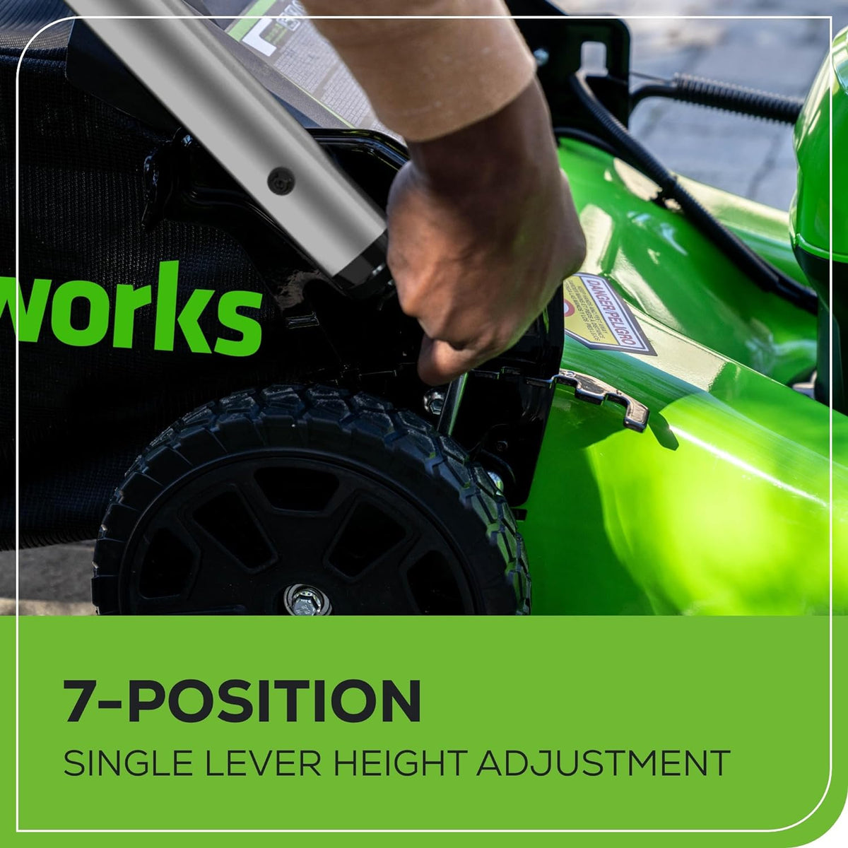 80V 21" Cordless Battery 4-in-1 Push Lawn Mower: 4.0 Ah Battery and Charger, LM2108