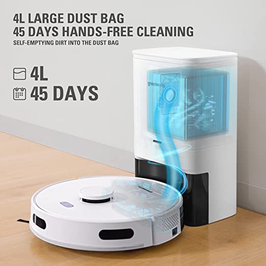 Greenworks GRV-3011 Robotic Vacuum Replacement Dirt Disposal Bags, 6-Pack