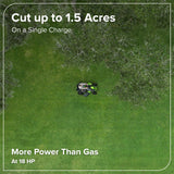 60V 42" Cordless Battery CrossoverT Riding Lawn Mower, (4) 8.0 Ah Batteries and 600W Wall Charger, CRT4262