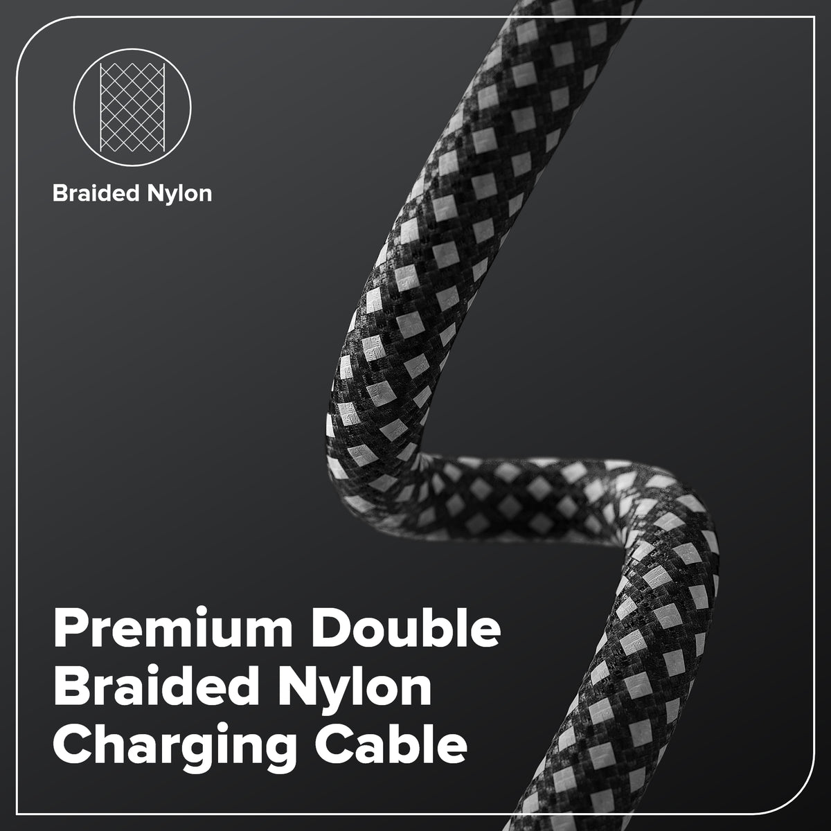 6FT 100W Fast Charging Cord, Bi-Directional USB-C