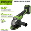 24V PowerAll Brushless 4-1/2" Angle Grinder Kit with Grinding Wheel & Accessories