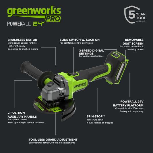 24V PowerAll Pro 4-1/2