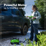 1700 PSI Ultra Compact 1.2 GPM Electric Pressure Washer