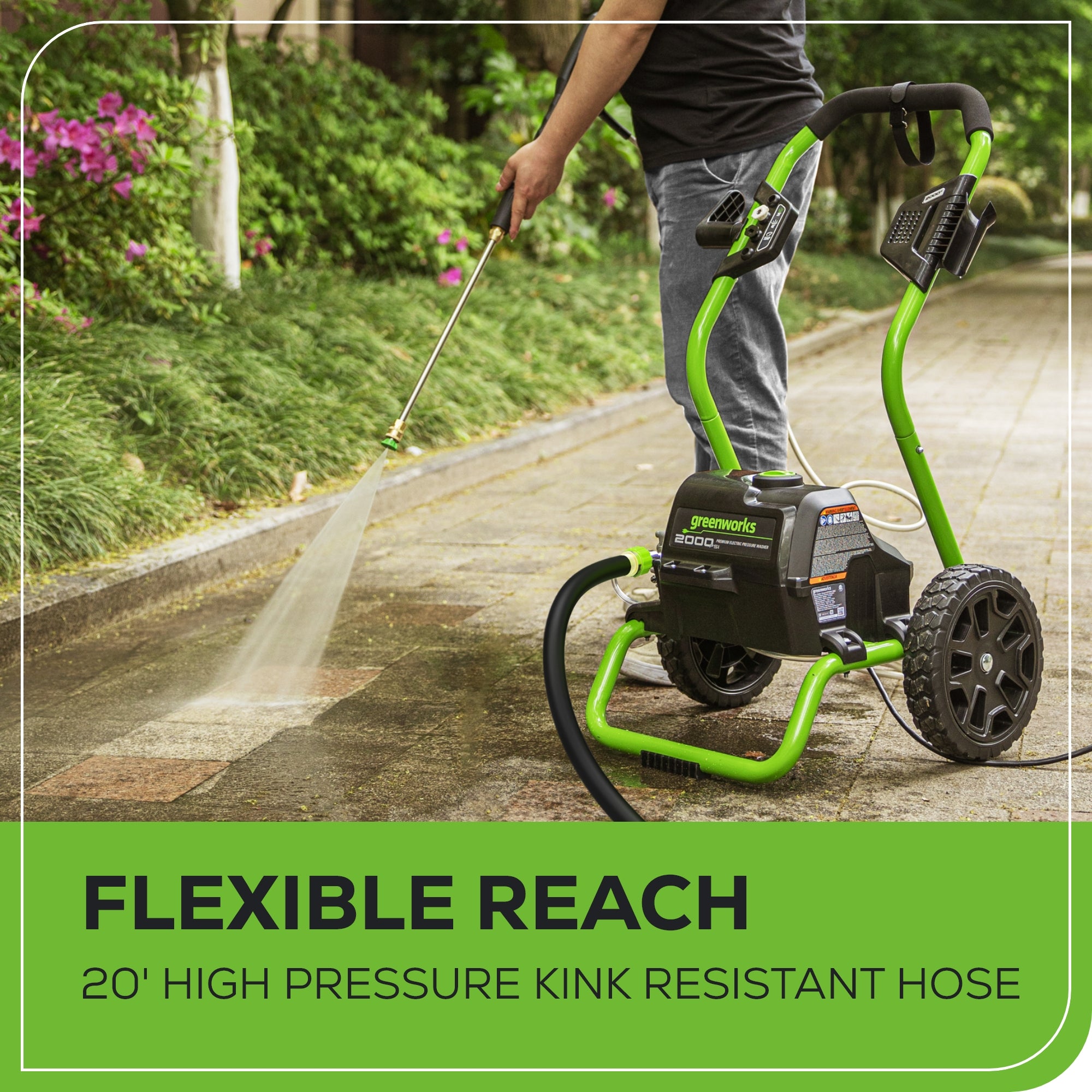 2000 PSI 1.1 GPM Cold Water Electric Pressure Washer