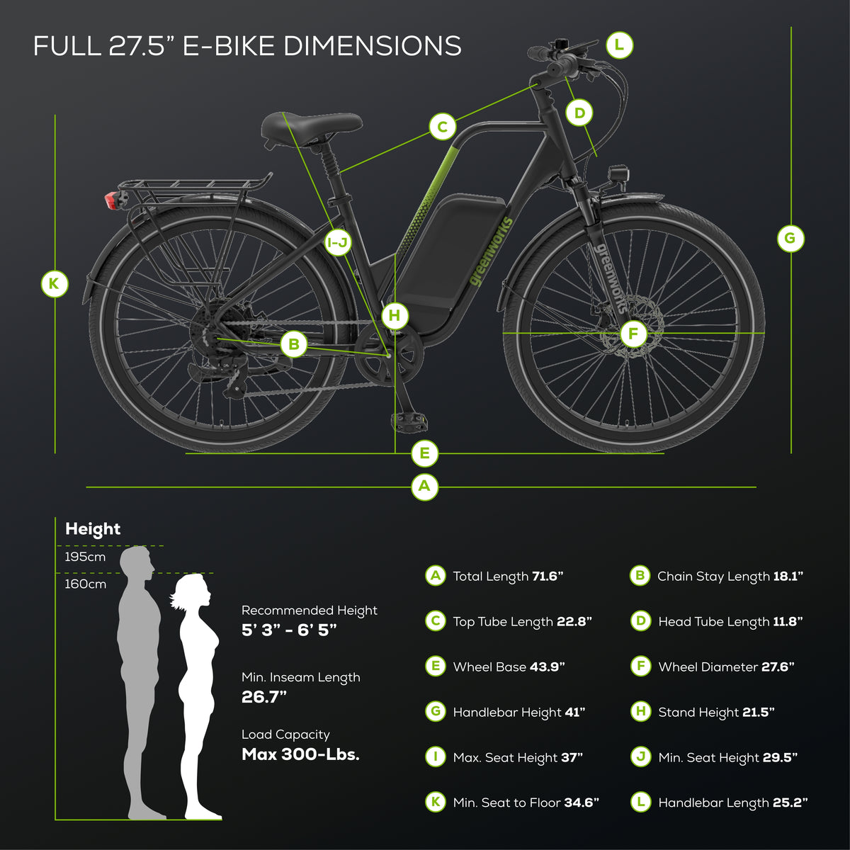 80V VENTURE Series 27.5" Electric Commuter Bike, 4Ah Battery and Charger