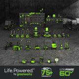 60V 16" Cordless Battery 2.0kW Chainsaw w/ 2.5Ah Battery & Charger