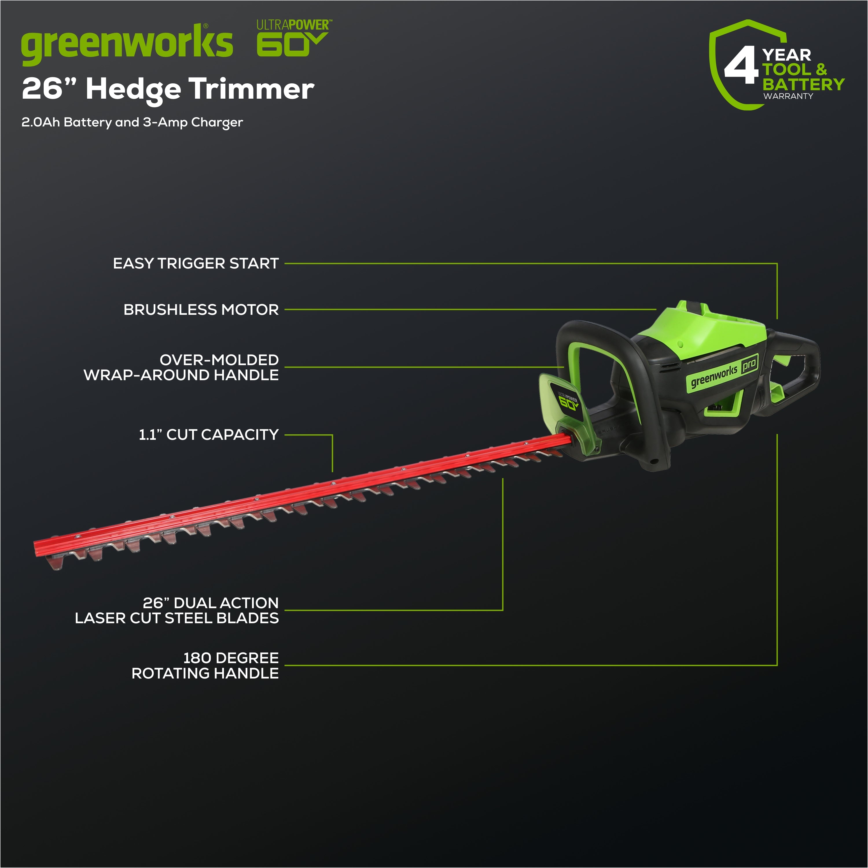 60V 22" Self-Propelled Lawn Mower 5-pc Combo Kit, (1) 8.0 Ah Battery and (1) 4.0 Ah Battery and (2) Chargers