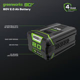 RENEWED 80V 2.0Ah Battery (2-Pack) Starter Kit and Charger