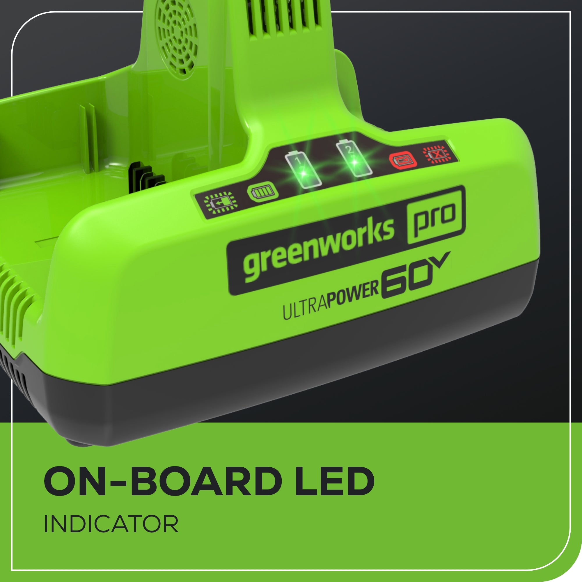 Pro 60V UltraPower 6A Dual-Port Battery Charger