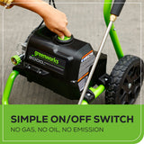 2000 PSI 1.1 GPM Cold Water Electric Pressure Washer