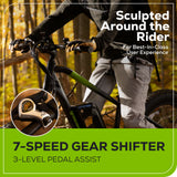 80V VENTURE Series 26" Fat Tire Electric Mountain Bike, 4Ah Battery and Charger