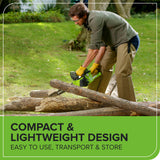 40V 16" Brushless Cordless Chainsaw w/ 4.0Ah Battery & Charger