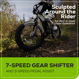 80V VENTURE Series 26" Fat Tire Electric Mountain Bike (Tool Only)