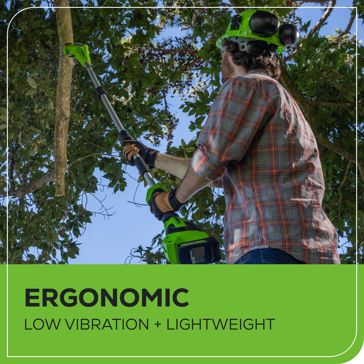 24V 8" Cordless Battery Pole Saw (Tool Only)
