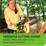 40V 16" Brushless Cordless Chainsaw w/ 4.0Ah Battery & Charger