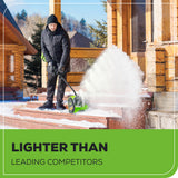 40V 12" Cordless Brushless Snow Shovel with Light (Tool Only)
