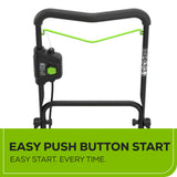 60V 22" Cordless Battery Wheeled String Trimmer, 8.0 Ah Battery and Charger