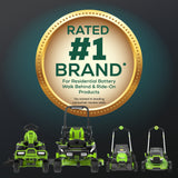 OPEN BOX 60V 21" Cordless Battery Dual Blade Self-Propelled Mower, (1) 8Ah battery and 6A Charger, LM2146S