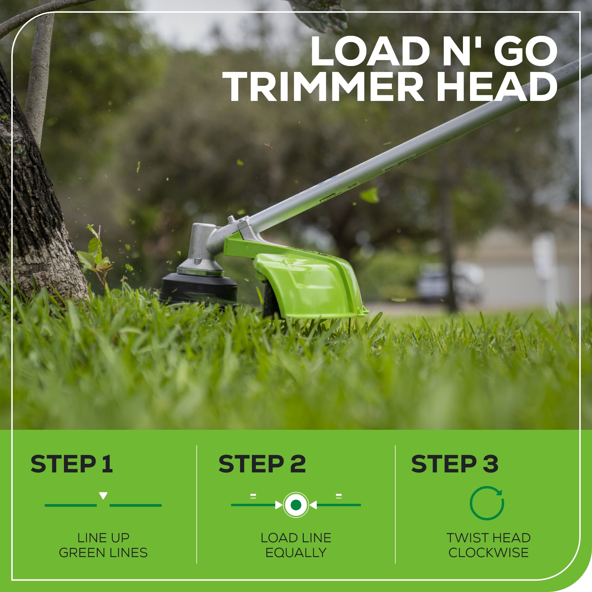 48V (24V x 2) 16" Cordless Battery String Trimmer (Attachment Capable): (2) 4.0 Ah USB Batteries and Dual-Port Charger