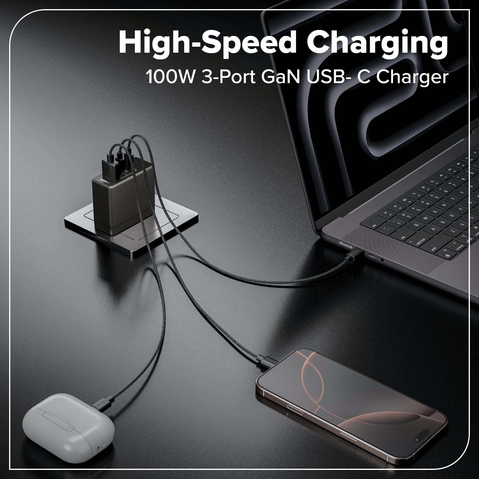 100W USB-C GaN II Charger
