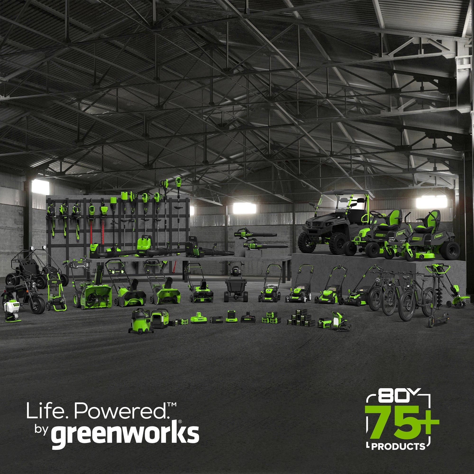 80V 22" Maximus Brushless Cordless Single-Stage Snow Blower: (1) 4.0 Ah Battery, (1) 2A Single-Port Charger