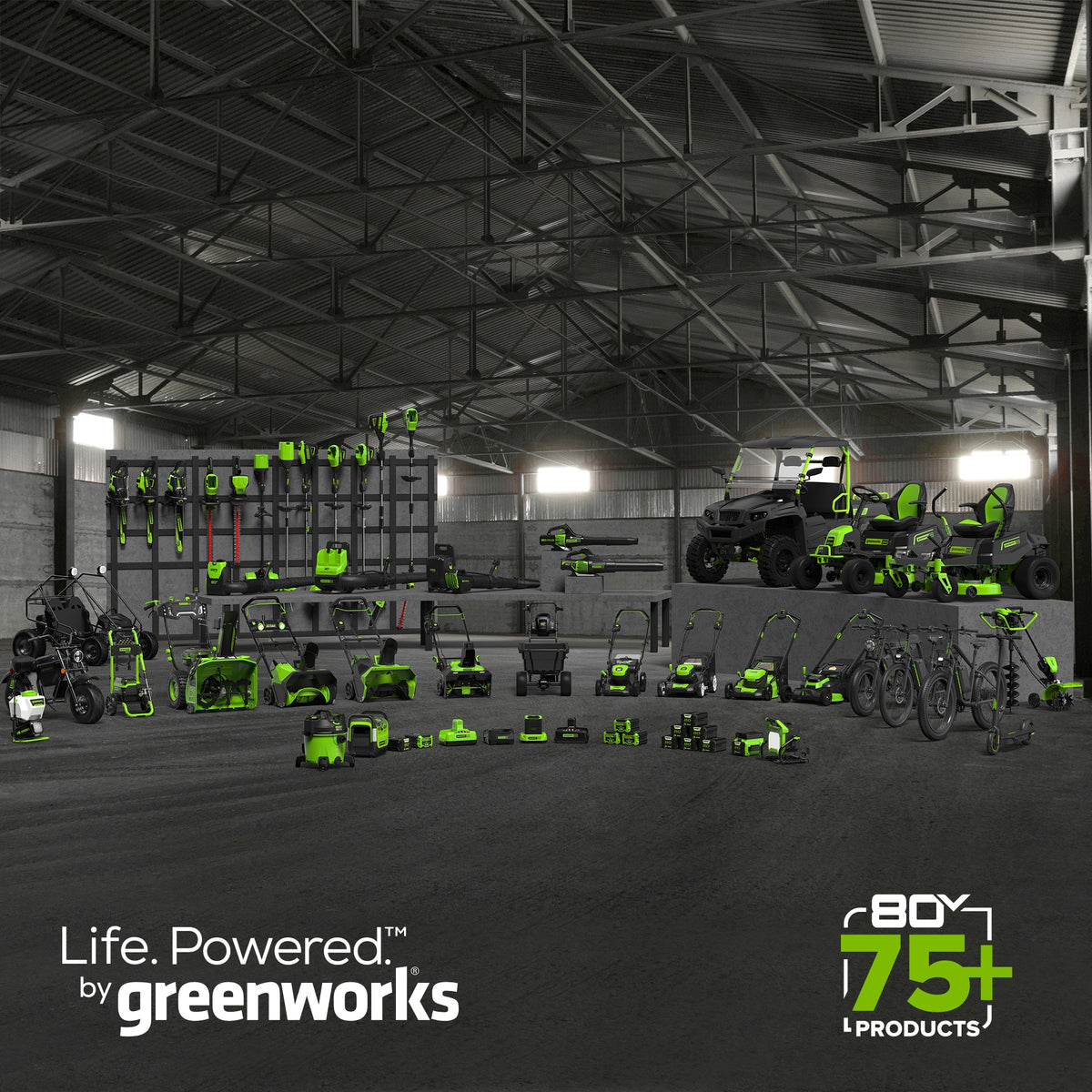 80V 22" Maximus Brushless Cordless Single-Stage Snow Blower: (1) 4.0 Ah Battery, (1) 2A Single-Port Charger