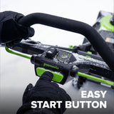 80V 22" Maximus Brushless Cordless Single-Stage Snow Blower: (1) 4.0 Ah Battery, (1) 2A Single-Port Charger